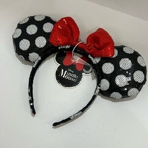 NWT⭐️DISNEY 🩷MINNIE MOUSE 🖤EARS🩷onesize
